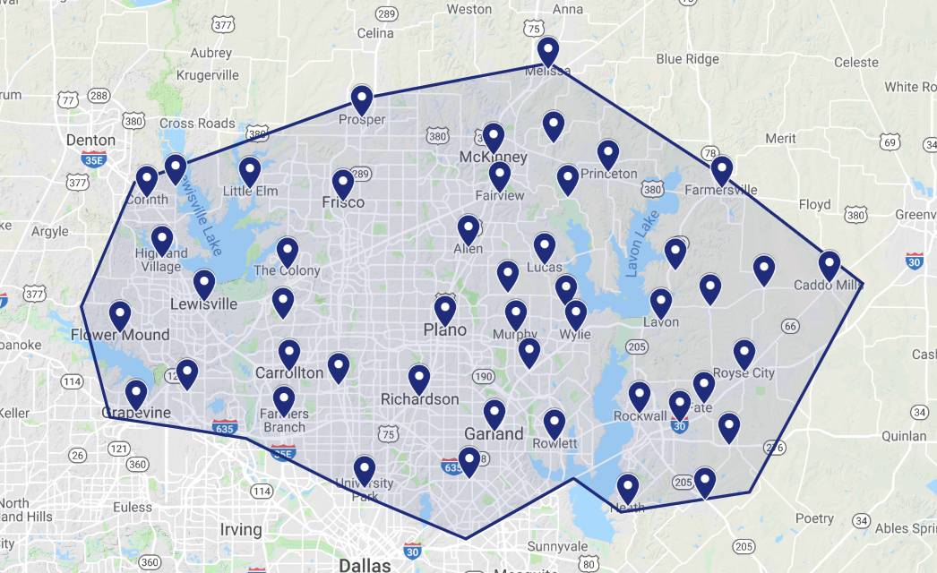 Fence Contractor Service Area