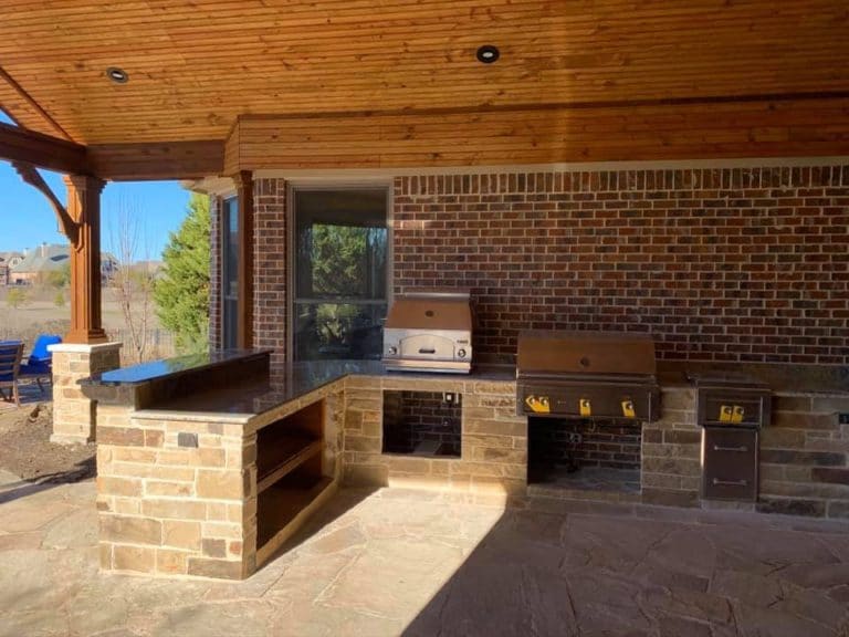 Outdoor Kitchens North Metro Dallas TX Fence Builder Royce City TX