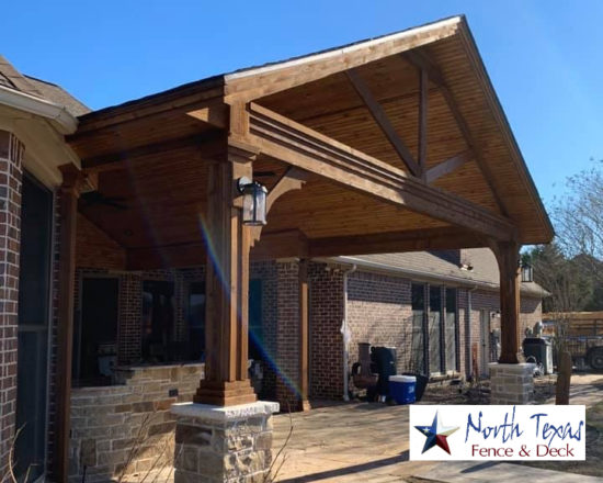 Cedar Patio Cover Frisco TX