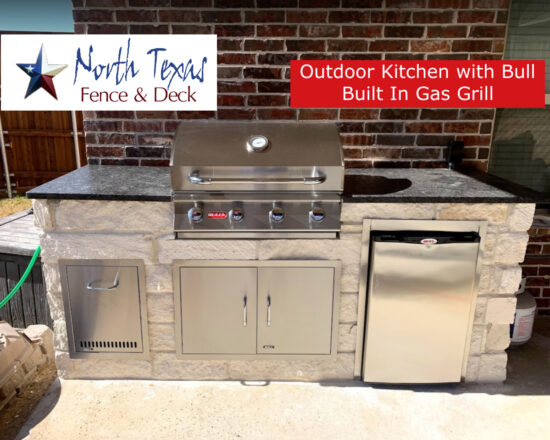 bull outdoor kitchen built in gas grill