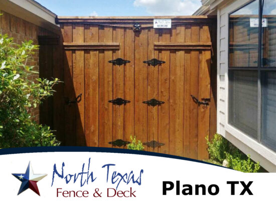 Repair Fence Gate Wood Plano TX